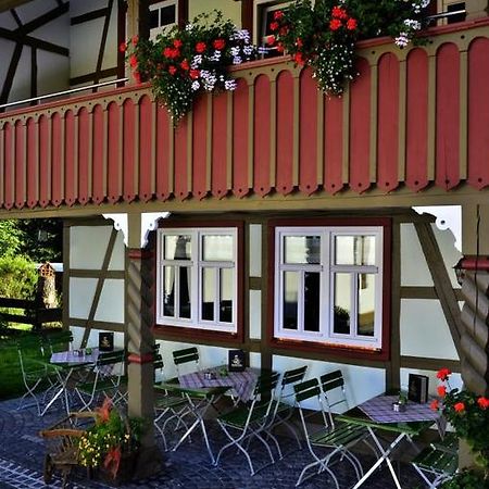 Cafe Im Hof- Bed & Breakfast Streufdorf المظهر الخارجي الصورة