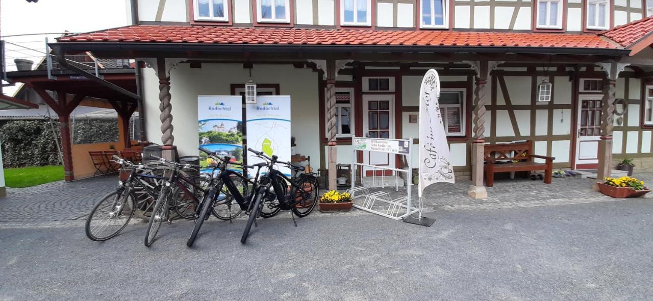 Cafe Im Hof- Bed & Breakfast Streufdorf المظهر الخارجي الصورة