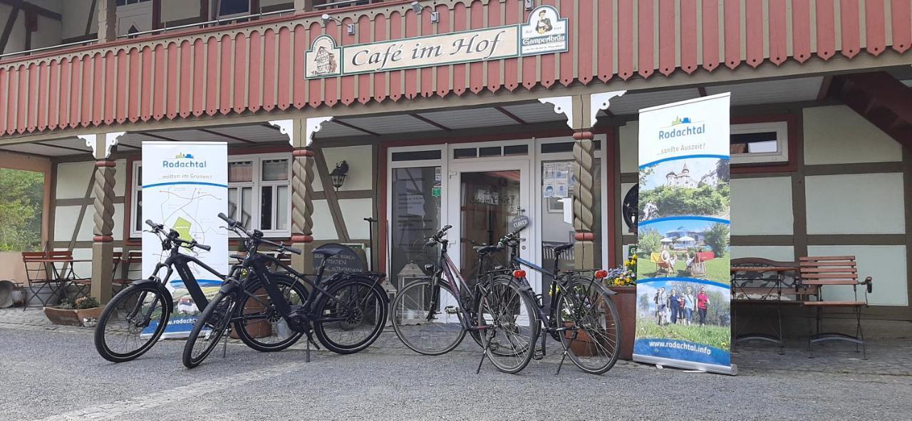 Cafe Im Hof- Bed & Breakfast Streufdorf المظهر الخارجي الصورة