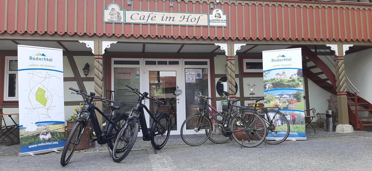 Cafe Im Hof- Bed & Breakfast Streufdorf المظهر الخارجي الصورة