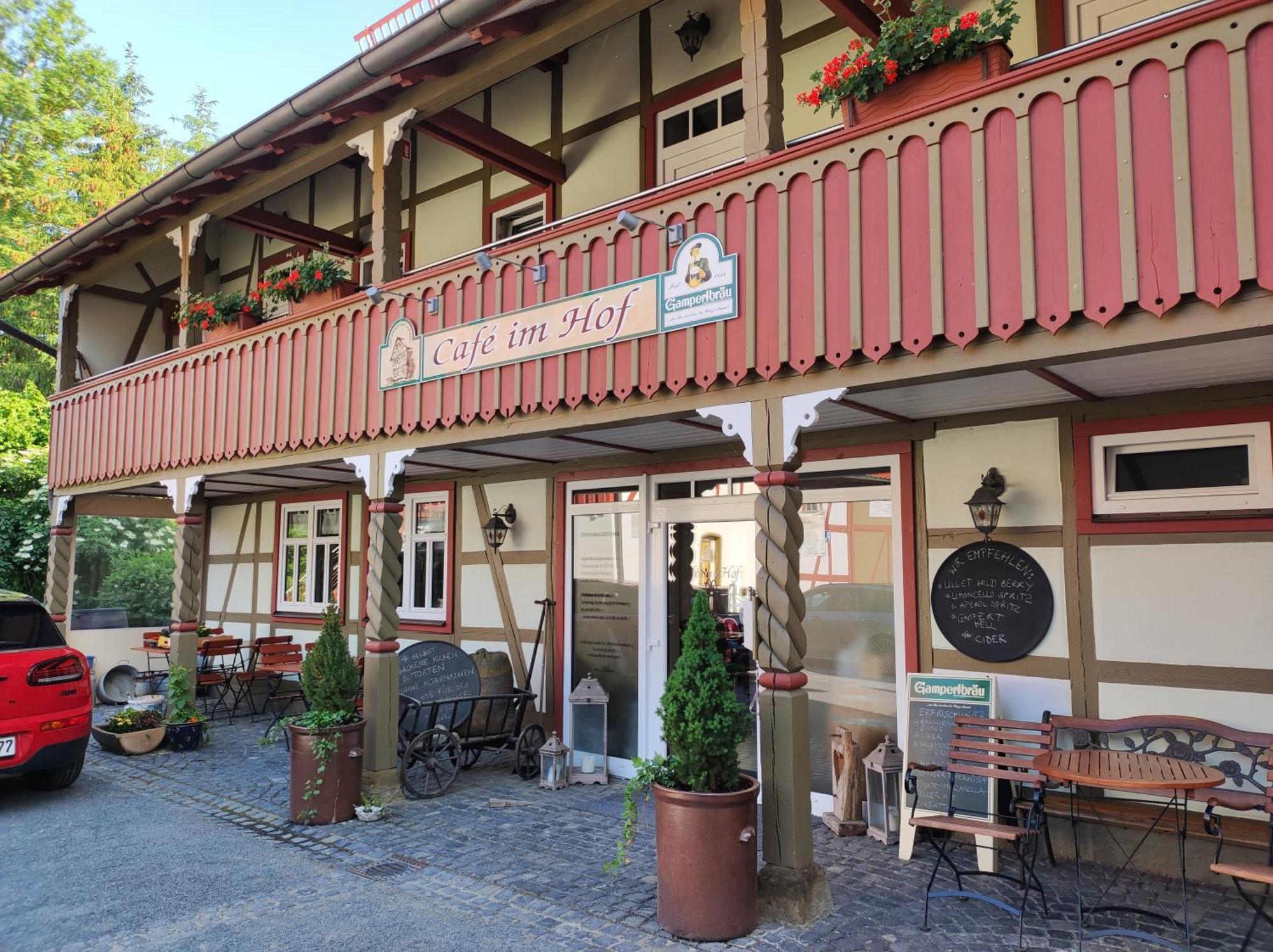 Cafe Im Hof- Bed & Breakfast Streufdorf المظهر الخارجي الصورة