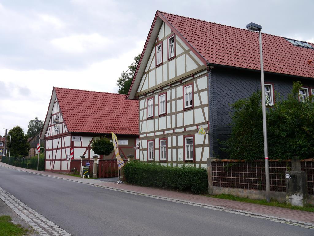 Cafe Im Hof- Bed & Breakfast Streufdorf المظهر الخارجي الصورة