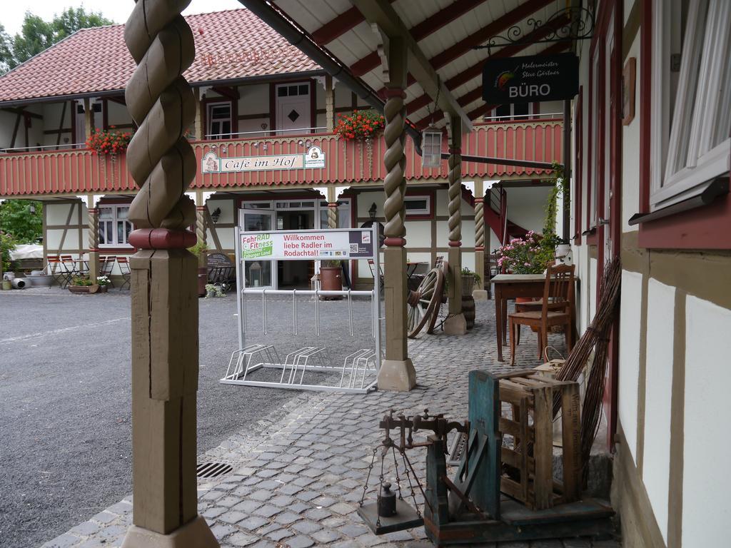 Cafe Im Hof- Bed & Breakfast Streufdorf المظهر الخارجي الصورة
