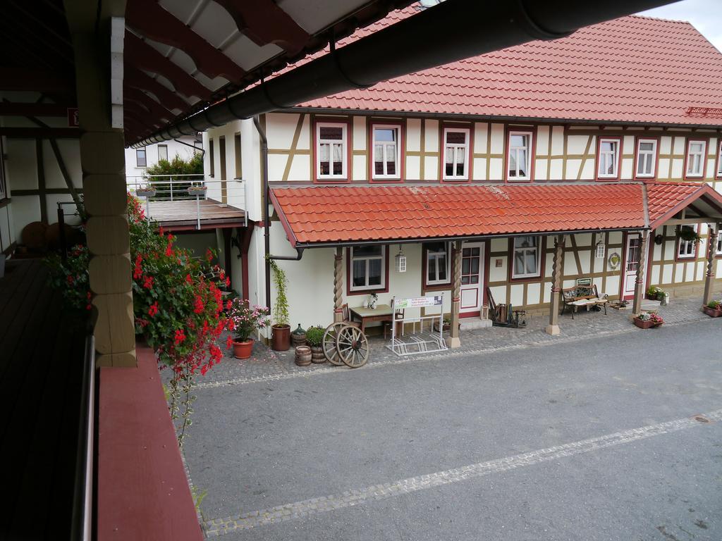 Cafe Im Hof- Bed & Breakfast Streufdorf المظهر الخارجي الصورة