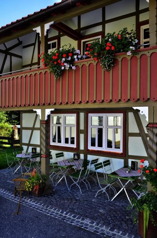 Cafe Im Hof- Bed & Breakfast Streufdorf المظهر الخارجي الصورة